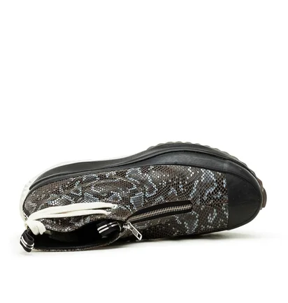 Converse Run Star Hike Snake Zip (Schwarz / Braun / Blau)