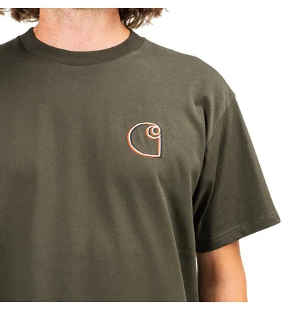 Carhartt WIP Commission Logo T-Shirt (Olive)