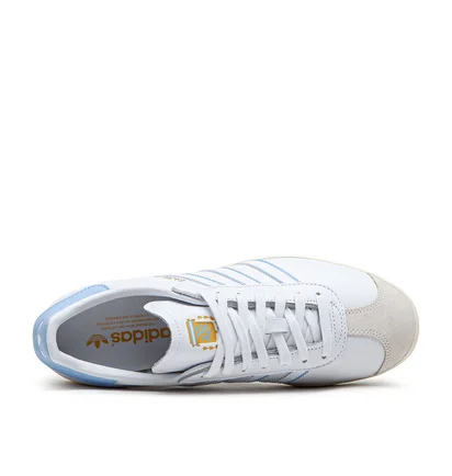 adidas Gazelle (Weiß / Hellblau)