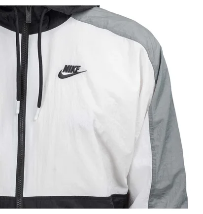 Nike Retro Woven Jacket (Schwarz / Weiß / Grau)