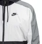 Nike Retro Woven Jacket (Schwarz / Weiß / Grau)