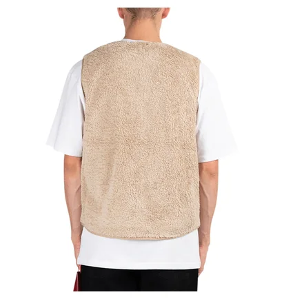 Pop Trading Company Harold Reversible Vest (Beige)
