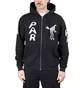 by Parra Zipped Pigeon Zip Hooded Sweatshirt (Schwarz)