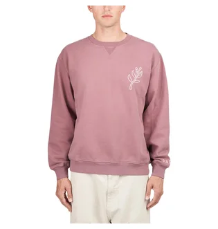 by Parra Duck Attack Crew Neck Sweatshirt (Rosa)