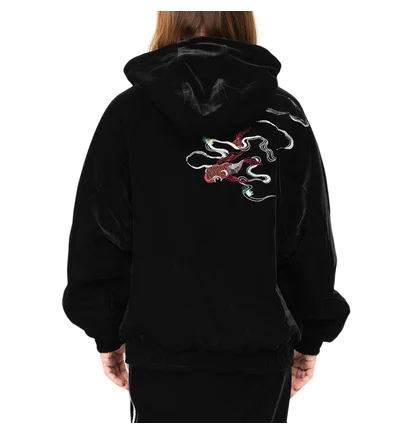 adidas x Angel Chen W Winter Jacket (Schwarz / Rot)