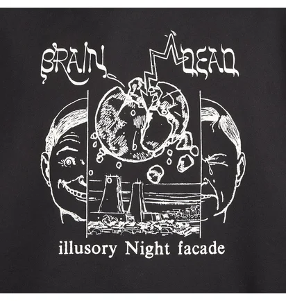 Brain Dead Night Facade Hoodie (Schwarz)