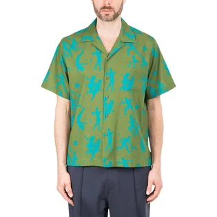 Carne Bollente The Sighing Game Shirt (Olive / Blau)