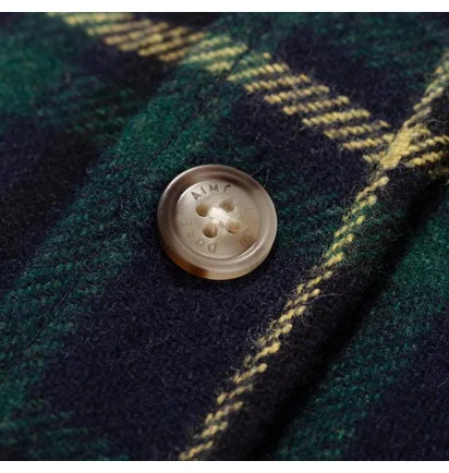 Aimé Leon Dore x Woolrich Flannel Button Down Shirt (Navy)