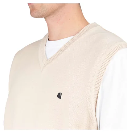 Carhartt WIP Madison Vest Sweater (Beige)
