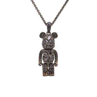 Medicom x Velvet Lounge Stardust Be@rbrick Pendant (Schwarz)