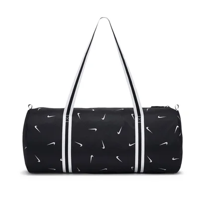 Nike Heritage Duffle Bag (Schwarz / Weiß)