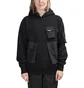 Stüssy WMNS Cargo Fleece Hoodie (Schwarz)