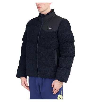 Dime Sherpa Puffer Jacket (Navy)