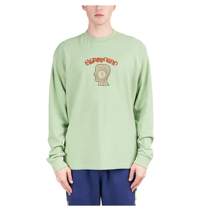 Brain Dead Oracle Pique Long Sleeve Shirt (Grün)