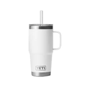 Yeti Rambler 25oz Straw Mug (Weiß)