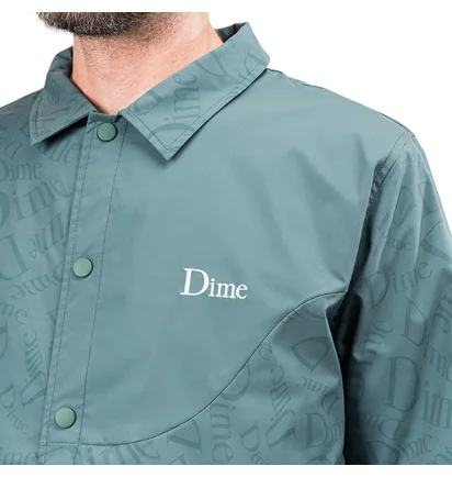 Dime Allover Coach Jacket (Grün)