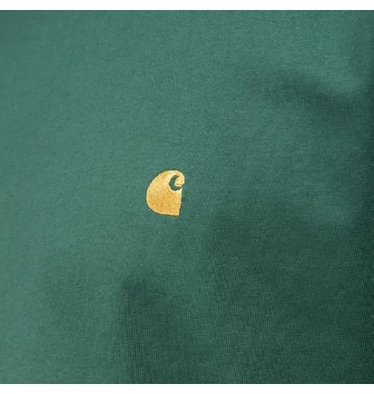 Carhartt WIP S/S Chase T-Shirt (Grün / Gold)