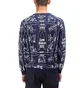 Lee 101 Sweatshirt (Navy / Weiß)