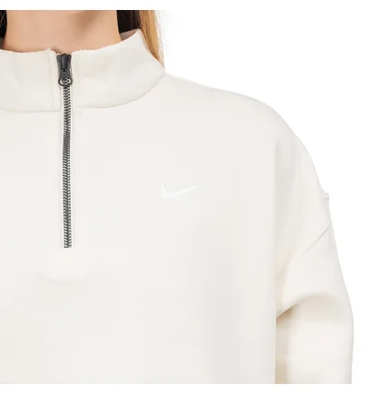 Nike WMNS Quarter-Zip Fleece Sweatshirt (Creme)