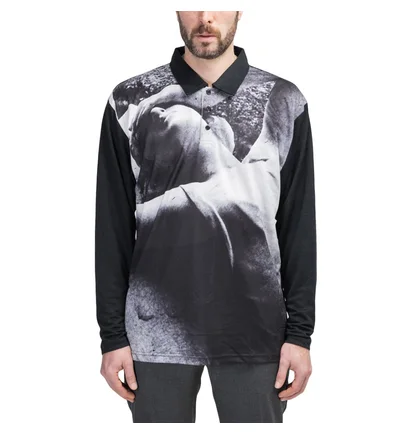 Pleasures x Joy Division Apart Polo Shirt (Schwarz)