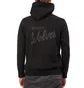 Raised by Wolves Distressed Varsity Hoodie (Schwarz)