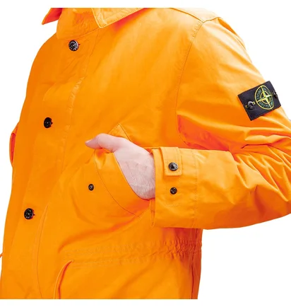 Stone Island David Fluo Wind Jacket (Orange)