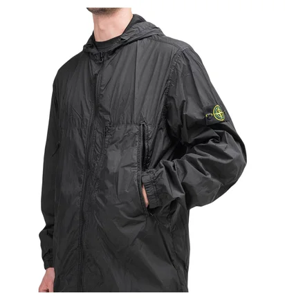 Stone Island Garment Dyed Crinkle Isolante Jacket (Schwarz)