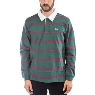 Stüssy Desmond Stripe L/S Rugby (Kiefer)