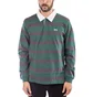 Stüssy Desmond Stripe L/S Rugby (Kiefer)
