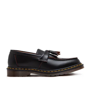Dr. Martens Adrian Vintage Made in England Quilon Tassel Loafer (Schwarz)