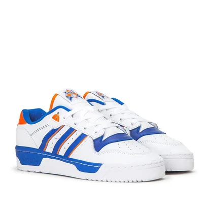 adidas Rivalry Low 'Knicks' (Weiß / Blau / Orange)
