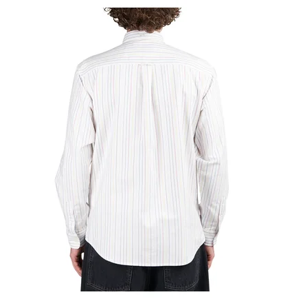 Carhartt WIP L/S Dabney Shirt (Weiß / Multi)
