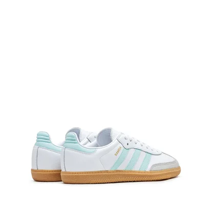adidas JUNIOR Samba OG (Weiss / Hellblau)