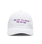 NASASEASONS Cap 'The Less You Know The Better' (Weiß / Violett)
