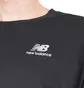 New Balance Essentials Embroidered T-Shirt (Schwarz)