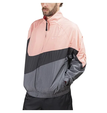 Nike Sportswear ''Swoosh'' Woven Jacket (Pink / Grau)