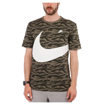 Nike Sportswear T-Shirt (Oliv / Weiß)