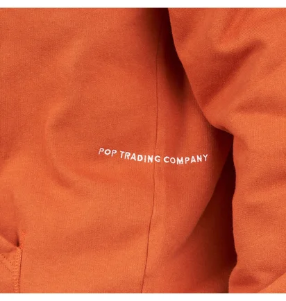 Pop Trading Company Logo Hooded Sweat (Orange / Gelb)