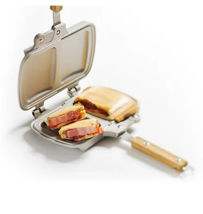 Snow Peak Tramezzino Sandwich Cooker (Silber)