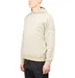 Stone Island Ghost Piece Cotton Stretch Fleece Hoodie (Beige)