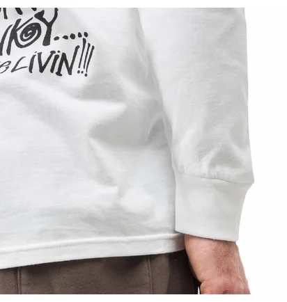 Stüssy Ocular Longsleeve (Weiß)