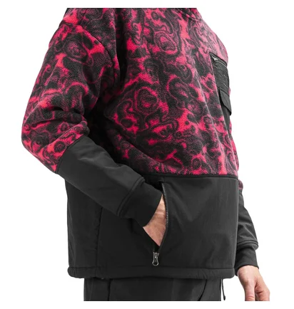 The North Face M ¬¥94 Rage Classic Fleece Pullover (Rosa / Rot / Schwarz)