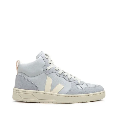 Veja WMNS V-15 Leather (Grau / Creme)