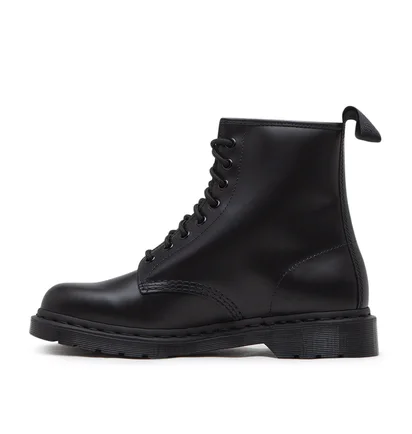 Dr. Martens 1460 Mono Smooth Leather Lace Up Boots (Schwarz)