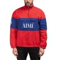Aimé Leon Dore Nylon Quarter Zip Pullover (Rot / Blau)