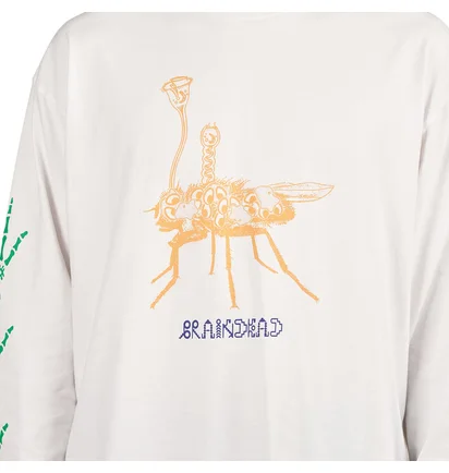 Brain Dead Worm in the apple long sleeve (Weiss)
