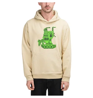 Brain Dead Media Works Hoodie (Beige)