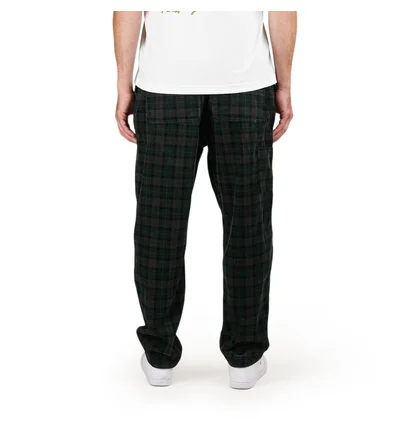 Carhartt WIP Flint Pant Cotton Breck Check Print (Grün)