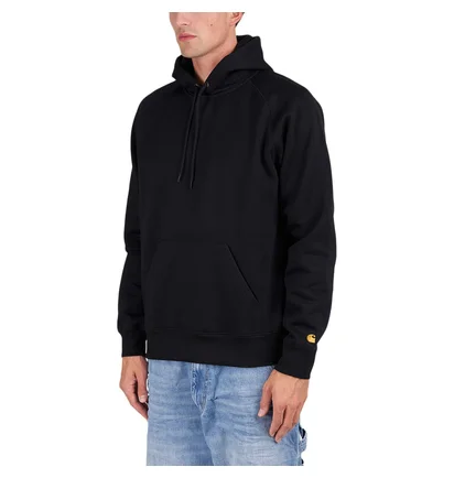 Carhartt WIP Hooded Chase Sweat (Schwarz / Gold)
