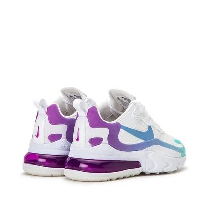 Nike WMNS Air Max 270 React (Weiss / Blau / Lila)